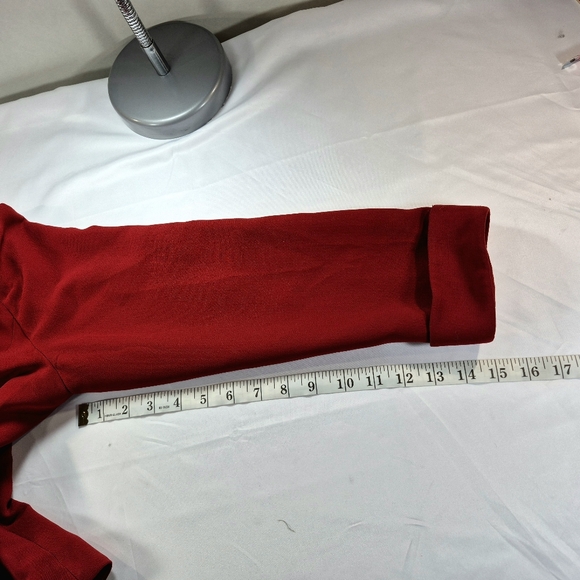 Vintage Donna Morgan Red Skirt Suit Set Business Career Casual Size 10 - Picture 9 of 16